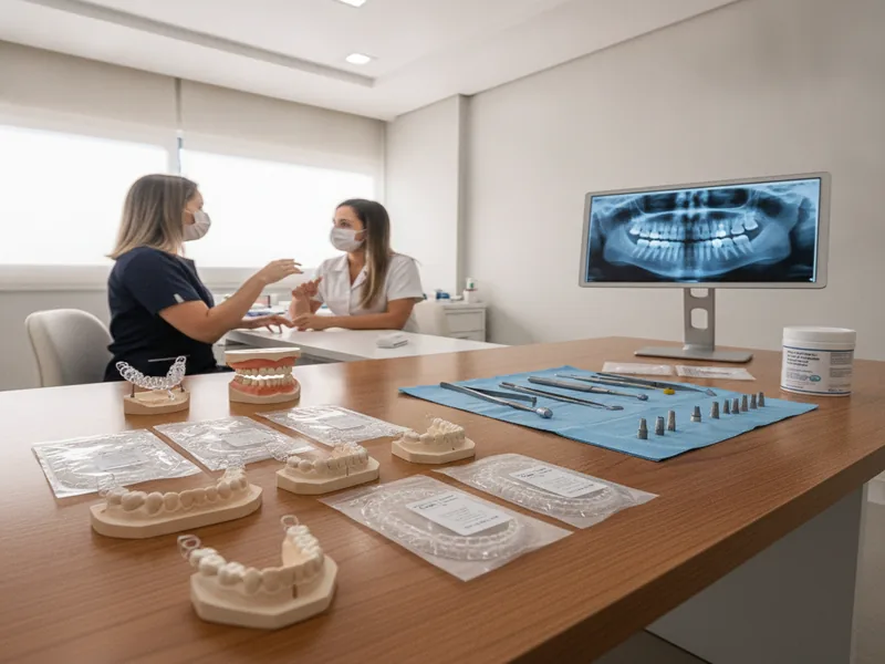 Planejamento digital do tratamento ortodôntico em software 3D